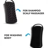 2 In 1 Silicone Shower Brush Scrubber Soft Silicone Scalp Massager Shampoo Brush Double-Sided Body Brush Foam Skin Clean Tool 5