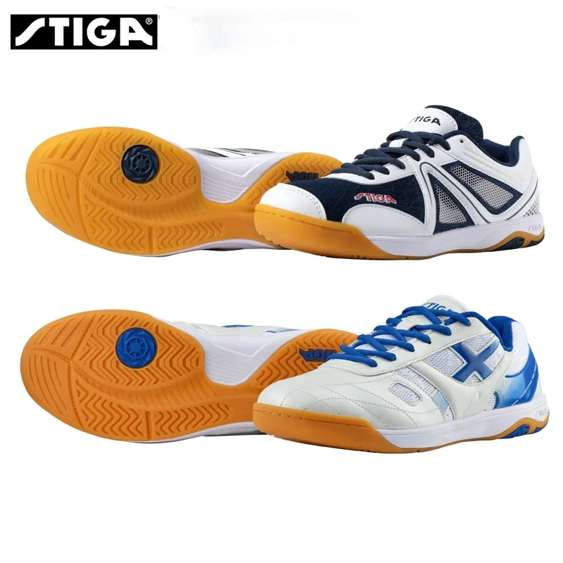 Stiga Table Tennis Shoes Men Women Breathable High Elastic Non-slip EVA Sports Sneakers Ping Pong