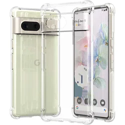 Gradient Airbag TPU Shockproof Protective Phone Case Cover for Pixel 11 Pro XL (Transparent)