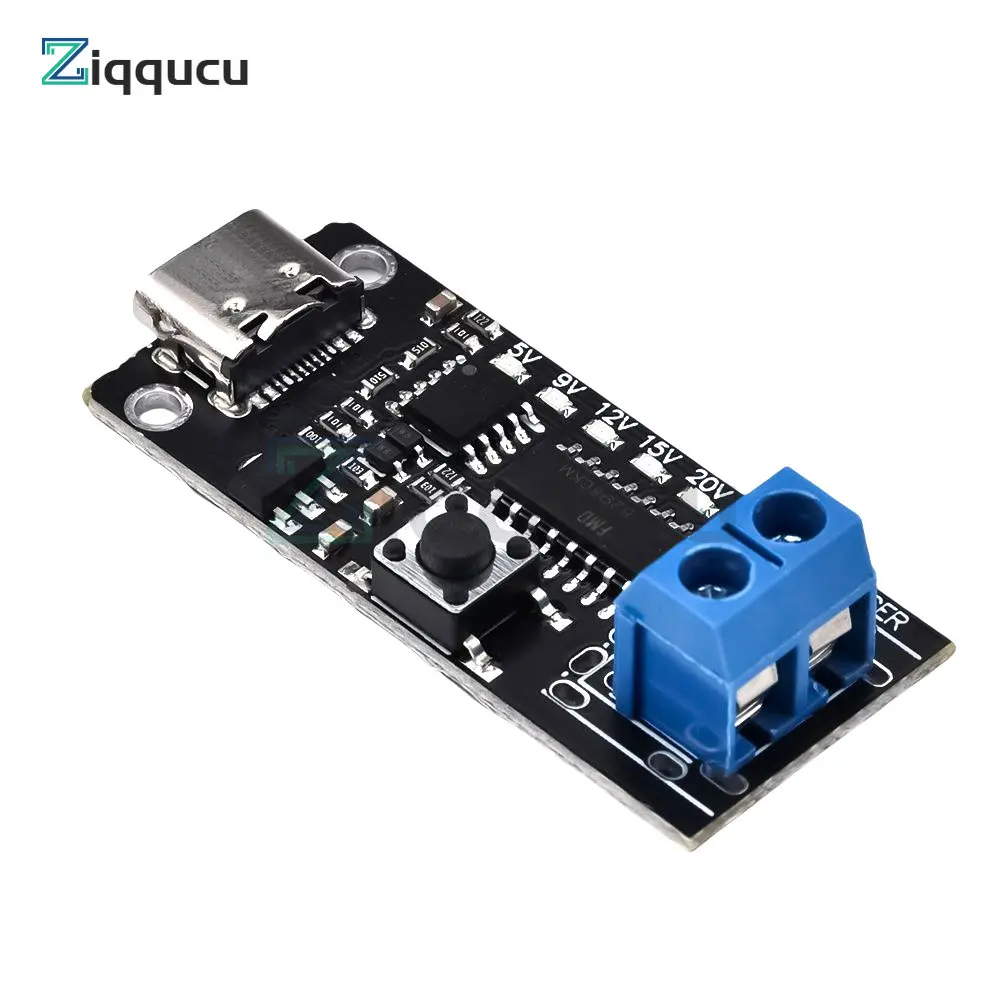 100W 5A USB TypeC QC Decoy Trigger Board 5V 9V 12V 15V 20V Output PD 2
