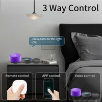 สวิตช์ไฟอัจฉริยะ Wifi สำหรับ Alexa, Google, Yandex, SmartThings โมดูลสวิตช์ไฟ DIY พร้อมฟังก์ชั่นหน่วงเวลา สำหรับโคมไฟเพดาน รองรับแอป Cozylife 2