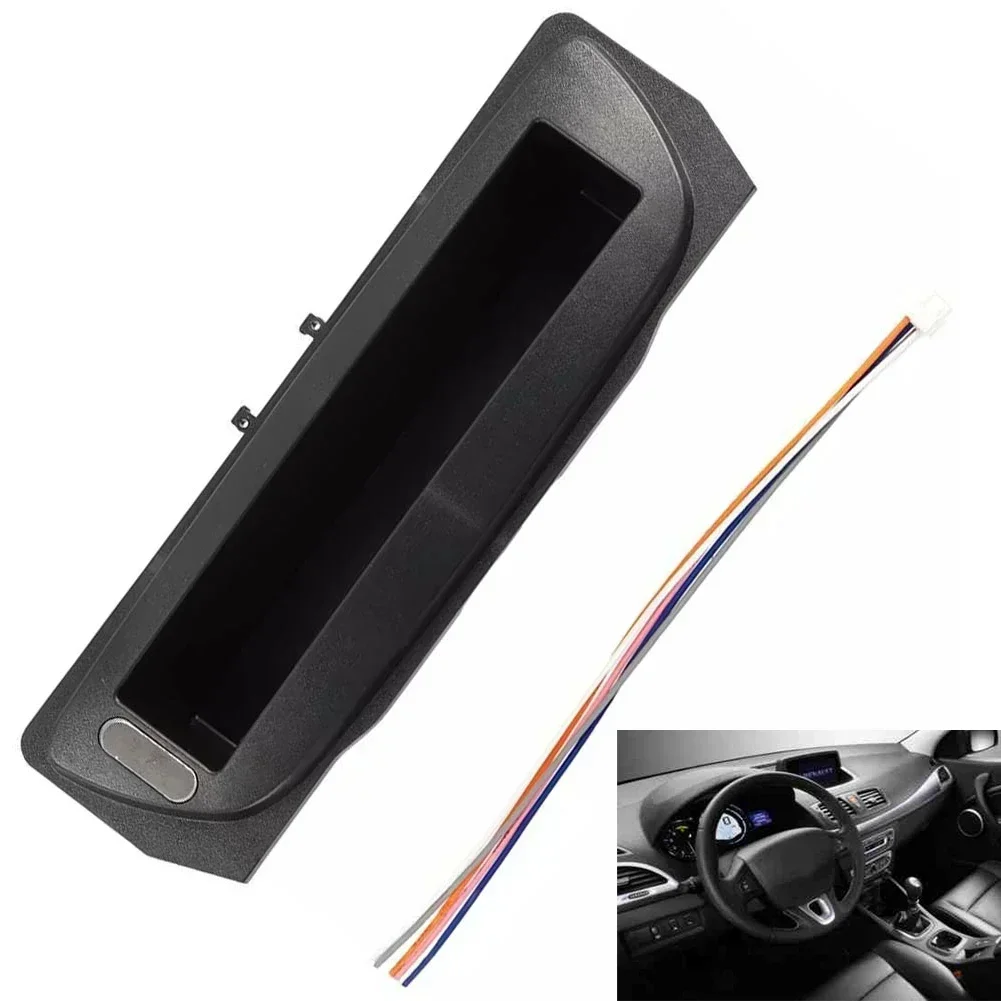 For Megane 3 2009-2013 Car Frame Fascia Storage Box Car Radio CD Box Dash Trim Keep Your Tidy ForRenault Fluence 2009-2013 car storage bag