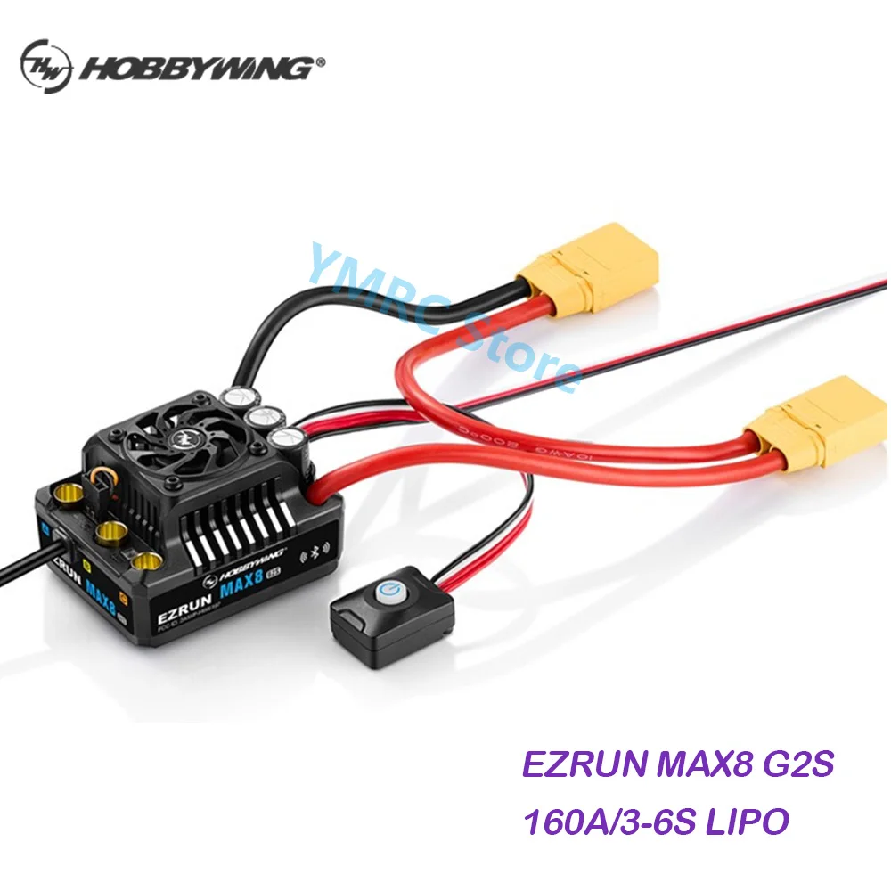 Hobbywing EzRun MAX8 G2S 160A 3-6S Sensored Brushless ESC with