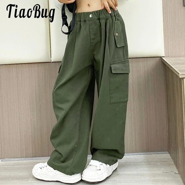 Women Pants High Waist Cargo Pants Loose Outdoor Jogger Workout Pants  Pockets Casual Trousers Cargo Pants Women Pants Yoga Travel Work Trousers 