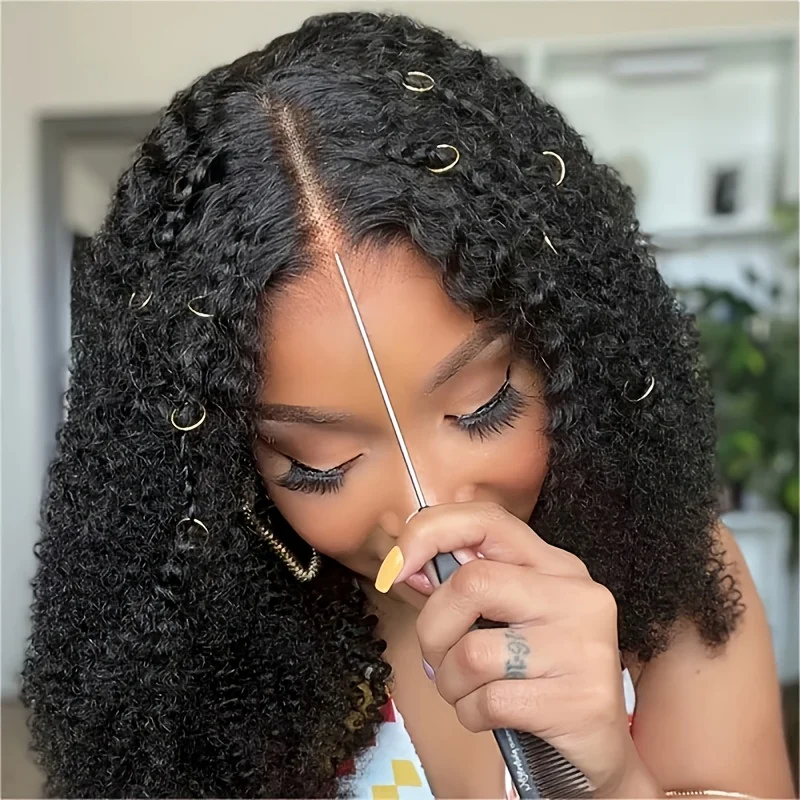 Human Hair 13x6 HD Deep Wave Lace Frontal Wigs 13x4 Water Curly 5x5 Glueless Lace Front Wig 30 42 Inch Kinky Closure WearGo 5