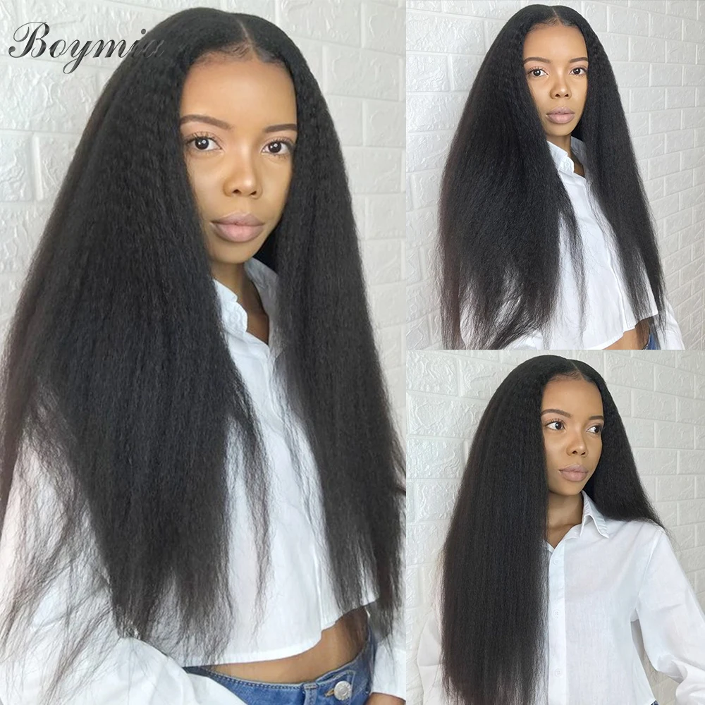 Kinky Straight Human Hair Extension Brazilian Remy Human Hair Bunldes Weft 100g/pack Kinky Straight Extension For Black