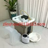 New Mobile Shampoo Basin Barber Shop Spa Fumigation Water Circulation Head Treatment Facial Bed Massage Couch Shampoo Chair 1
