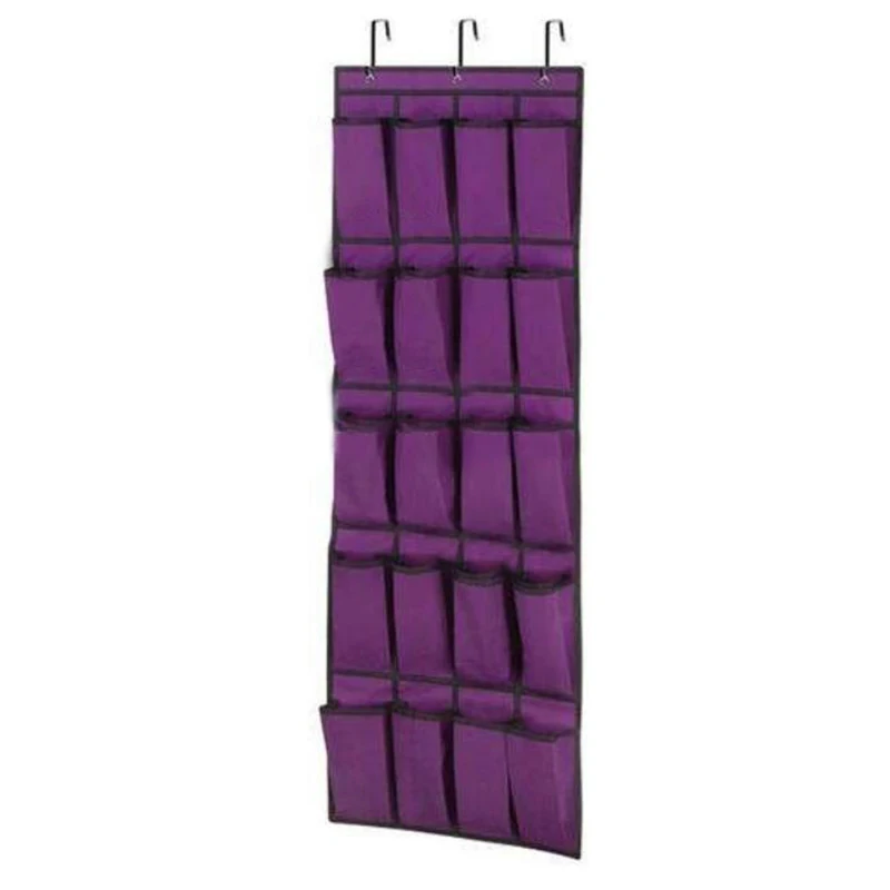 Wall Hanging Shoe Storage Organizer Bag Rack Over The Door Fabric Cabinet Closet Organizer For Shoes Clothes Storage Bag shoe organizer