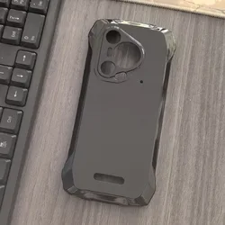 Durable Soft TPU Silicone Back Cover - Shockproof Phone Case for BV Oscal Pilot 3 (Black)