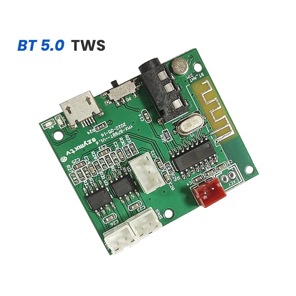 

Плата усилителя AIYIMA BT 5,0 с поддержкой Bluetooth, 5 В, 5 Вт + 5 Вт