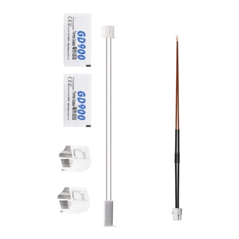 Bambu Lab P1P P1S/탄소 X1-X1C 3D 프린터 핫엔드 히터 센서용 세라믹 히터 서미스터 48W 300℃ 업그레이드