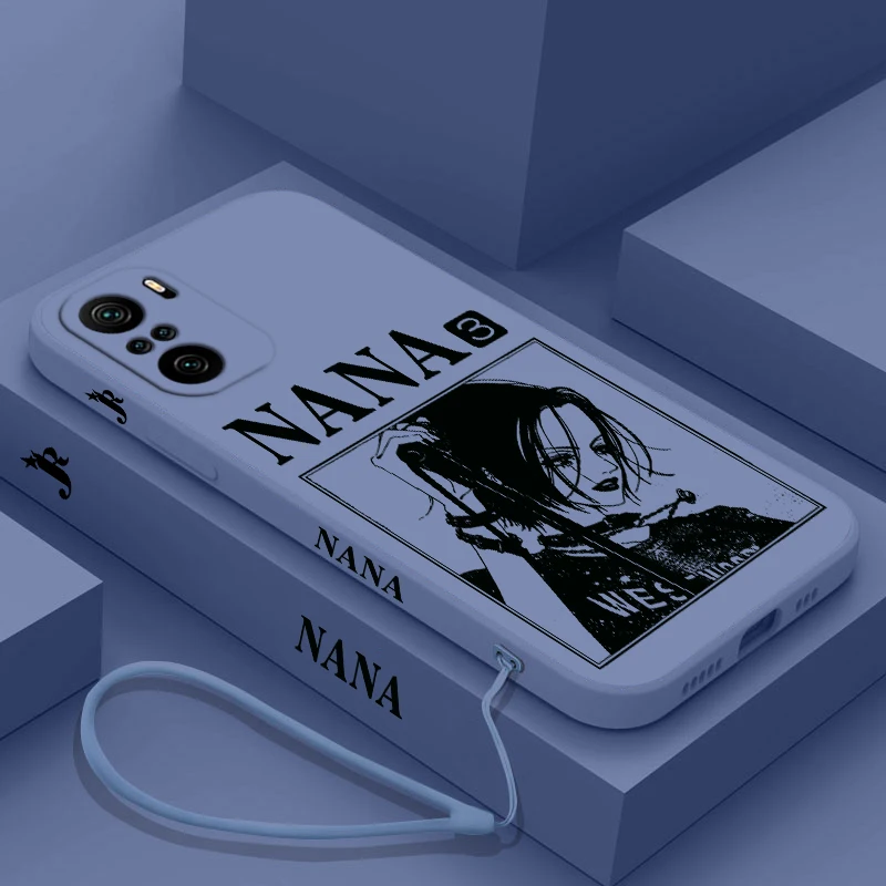 thumbnail image 1 of Funda de teléfono de Anime NANA Fashion para Xiaomi Redmi Note 13 12 12Pro 11 11S 11T 10S 10 Pro Plus 5G Liquid Left Rope, 1 of 5