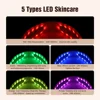 Electric Face Slimming Device Double Chin V Shape Lift Belt 5 Color Light Hot Compress Face Vibrate Massager With Remote Control 4