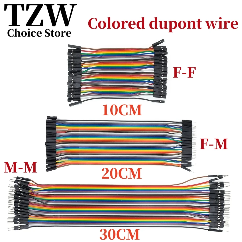 Dupont Wire Jumper Cable Kit Dupont Line 10cm/20CM/30CM Male to Male+Female to Male + Female Female Jumper Wire Dupont Cable for arduino DIY KIT
