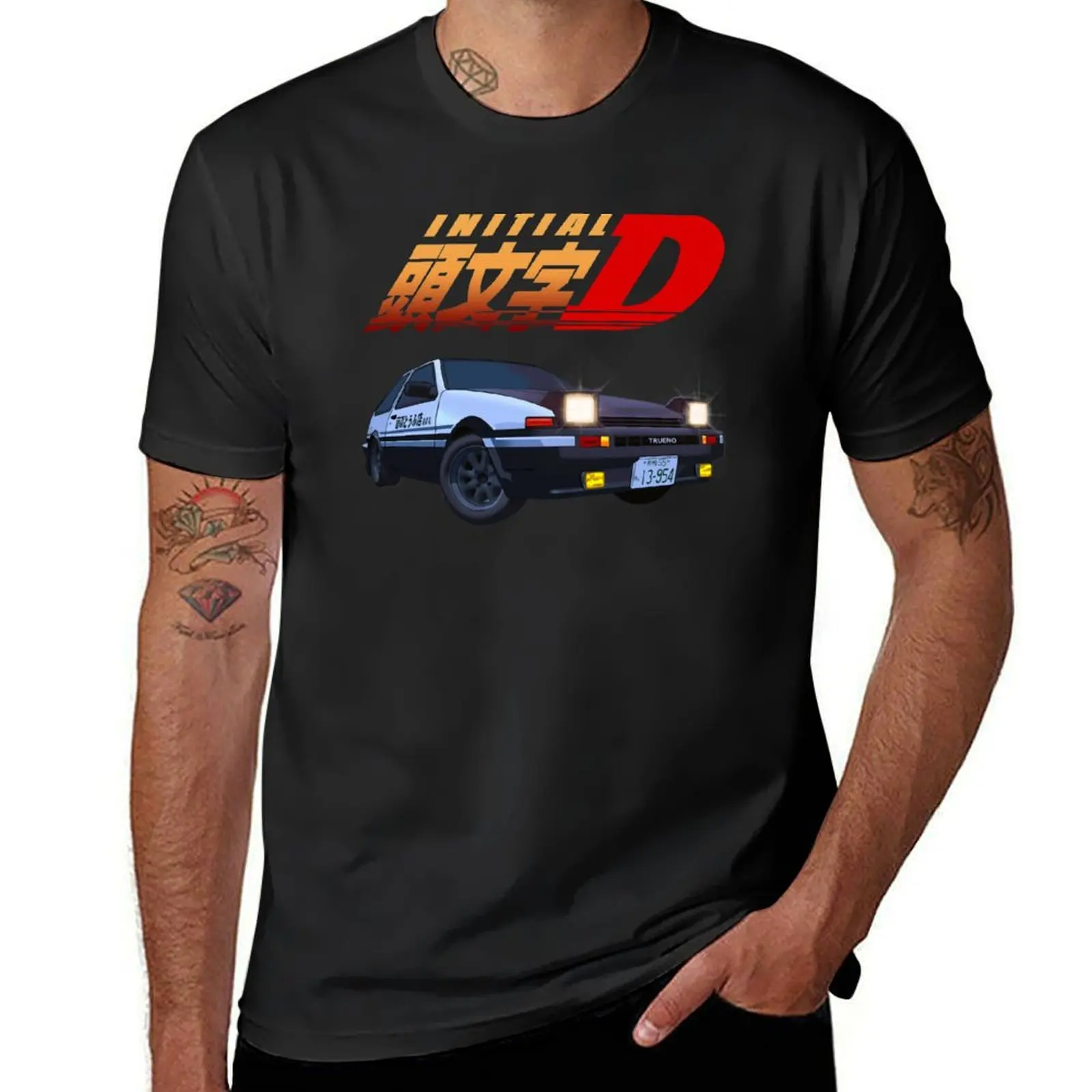 

Initial D T-Shirt for a boy boys animal print aesthetic clothes workout shirts for men