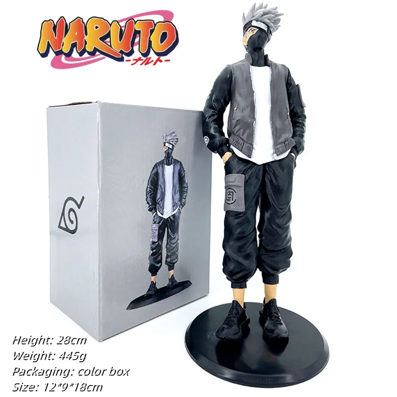 

Анимация Наруто, модная одежда Hatake Kakashi, статуэтка, игрушечная фигурка, украшение для дома и рабочего стола, детский подарок