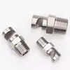1/8" 1/4" 3/8" 1/2" 3/4"Deflected wide-angle flat fan nozzle BSP Male Stainless Steel Sprinkler for Dust Removal Cleaning Cooler 2