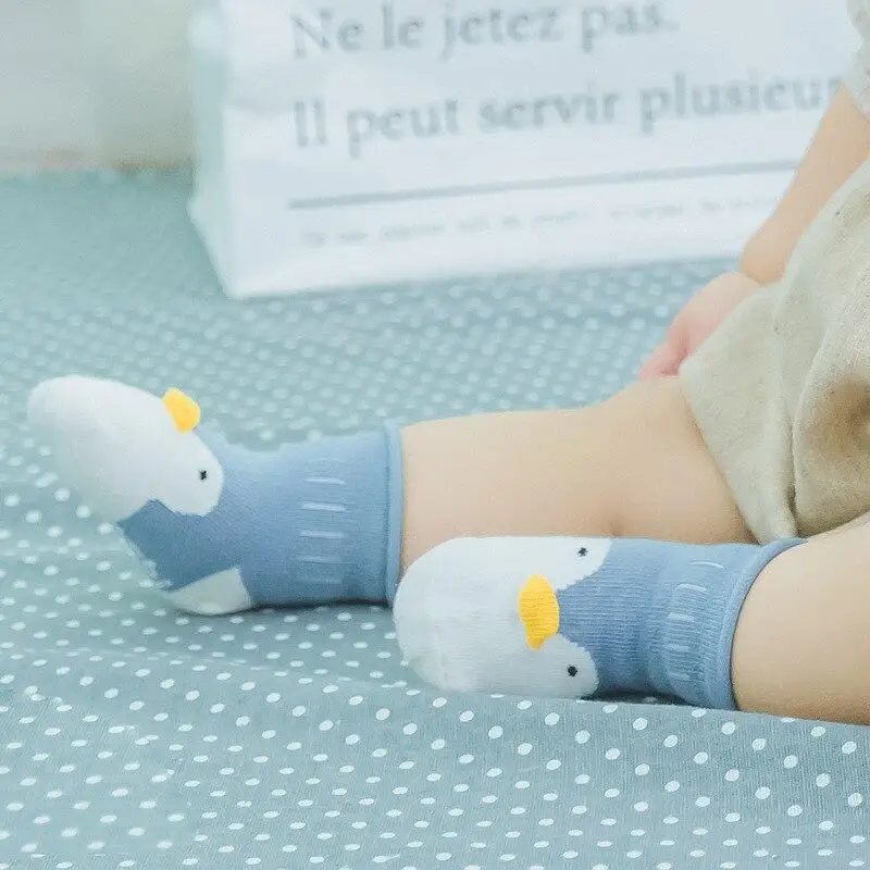 New Cute Baby Socks Summer Autumn Cotton Non-slip Sock Boys Girls Newborn Infant Baby Cartoon Soft Floor Wear