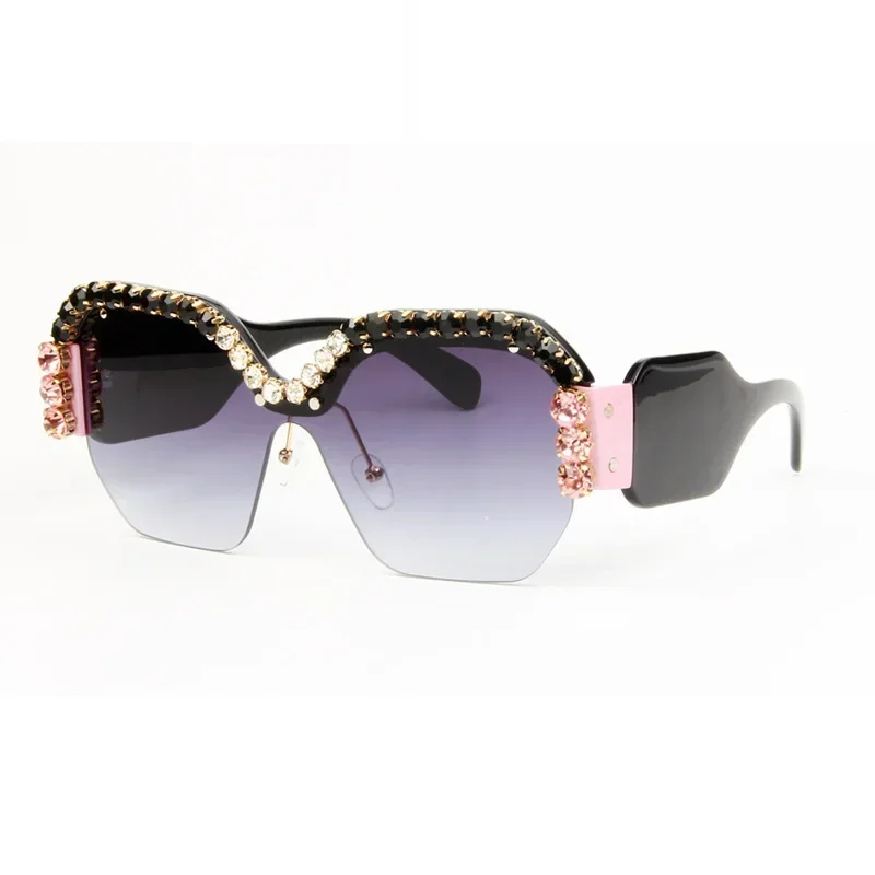 

2024 Square Baroque Sunglasses Women Crystals Sexy Girls Sun Glasses Rhinestone Ladies Shades for Party Oculos De Sol Feminino