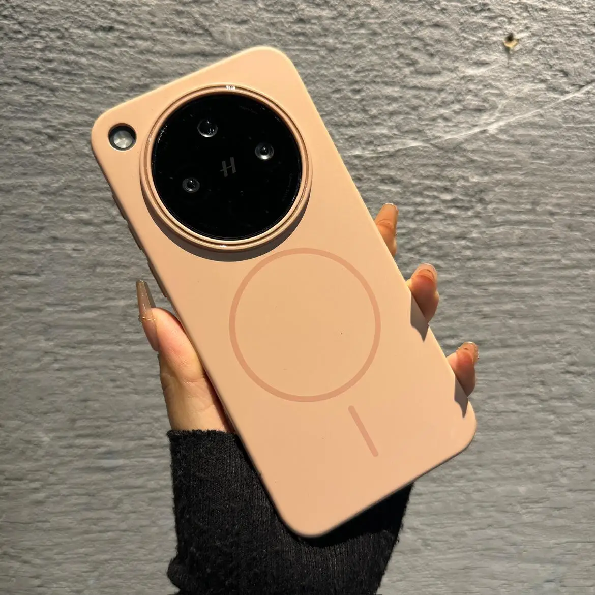 Sleek and Soft Magnetic PC Skin-Friendly Drop-Proof Phone Case
