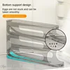 Transparent slide egg storage box 4-layer ladder egg box storage refrigerator side door large capacity automatic egg roller 3