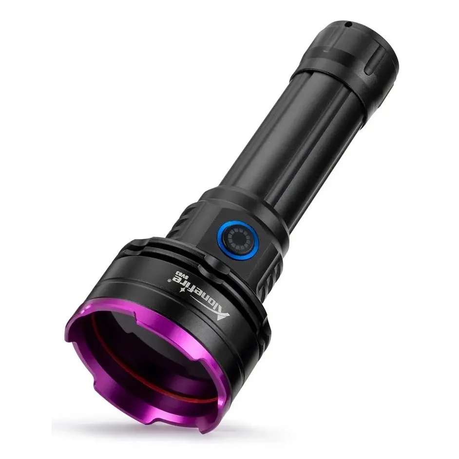 Convoy Power UV Flashlight 365nm /395nm30W Ultraviolet Rechargeable Torch Light by 21700 Battery for Scorpion Money Pets Stain