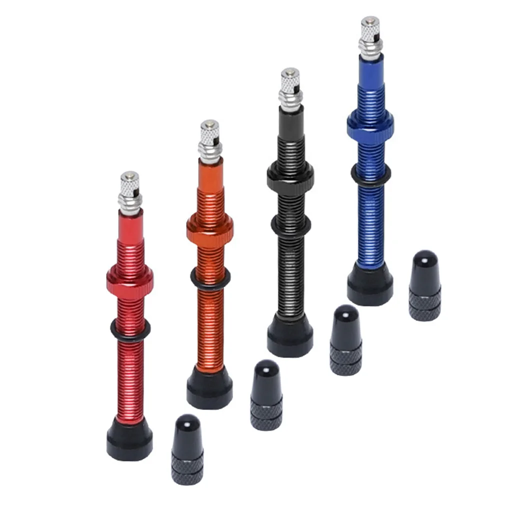 Presta Valve 1Pair 48mm 60mm For Road MTB Bicycle Tubeless Tires Brass Core Alloy Stem Tubeless Sealant Compatible bicycle tubeless valve,bicycle valve