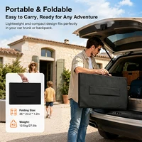 Kit de panneaux solaires portables 400W, chargeur solaire pliable et étanche pour le camping, les camping-cars et les stations d'alimentation hors réseau 3