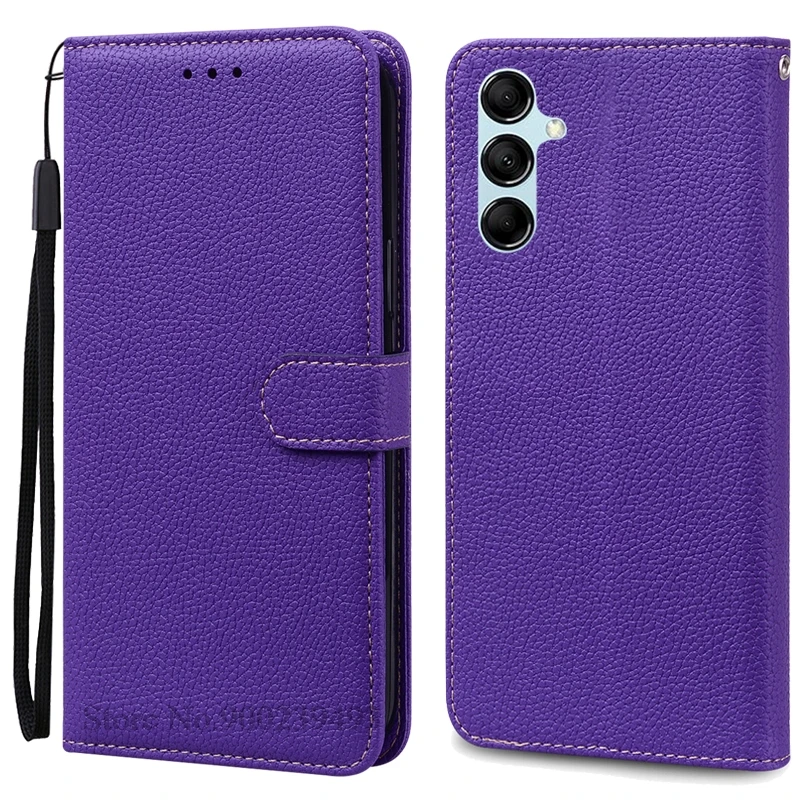 Leather Wallet Flip Phone Case - Premium Cover for Samsung Galaxy M55 5G