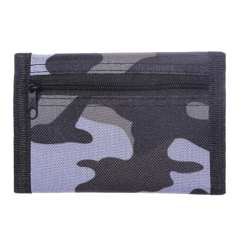 Cartera camuflaje delgada hombre, deportiva Trifold, carteras de para exteriores, monedero con cremallera, tarjetero, regalos decorativos _ - AliExpress Mobile