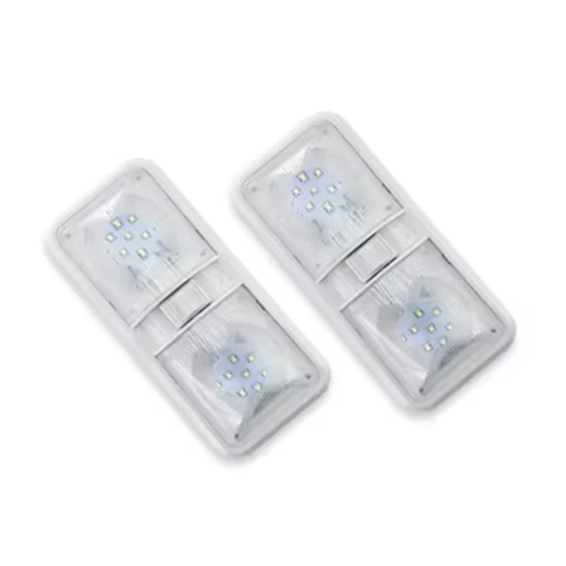 TYTXRV 12V RV Lamp Caravan Ceiling Single/Double Dome Lamp With Slide Switch For Camper RV Trailer Boat Van