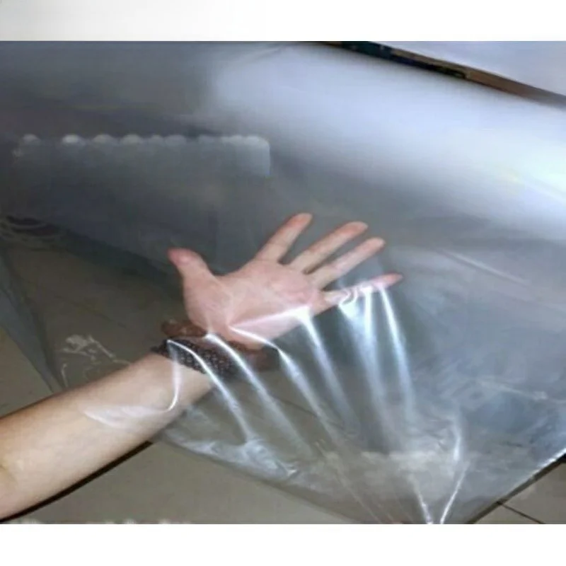 Thiened Plastic Film 2 3 4 5 Meters Wide eenhouse Transparent Oil Paper Aicultural Insulation Whole Roll Aicultural L...