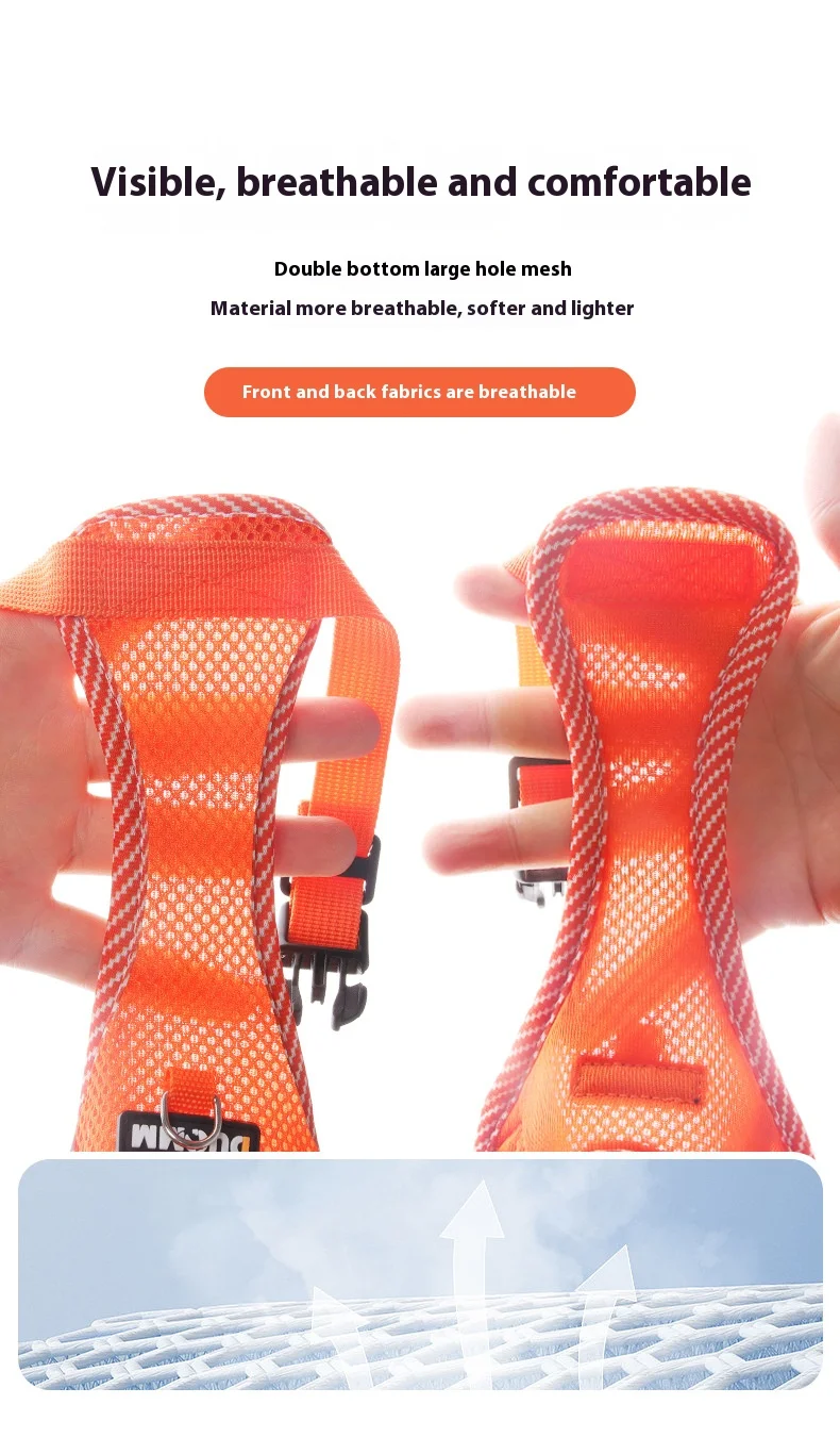 Breathable Reflective Dog Harness for Small Medium Dogs Cats Patterned Comfortable Adjustable Pet Vest with Leash