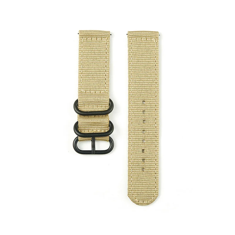 Durable Waterproof Nylon Military Watch Band - One-Piece Strap