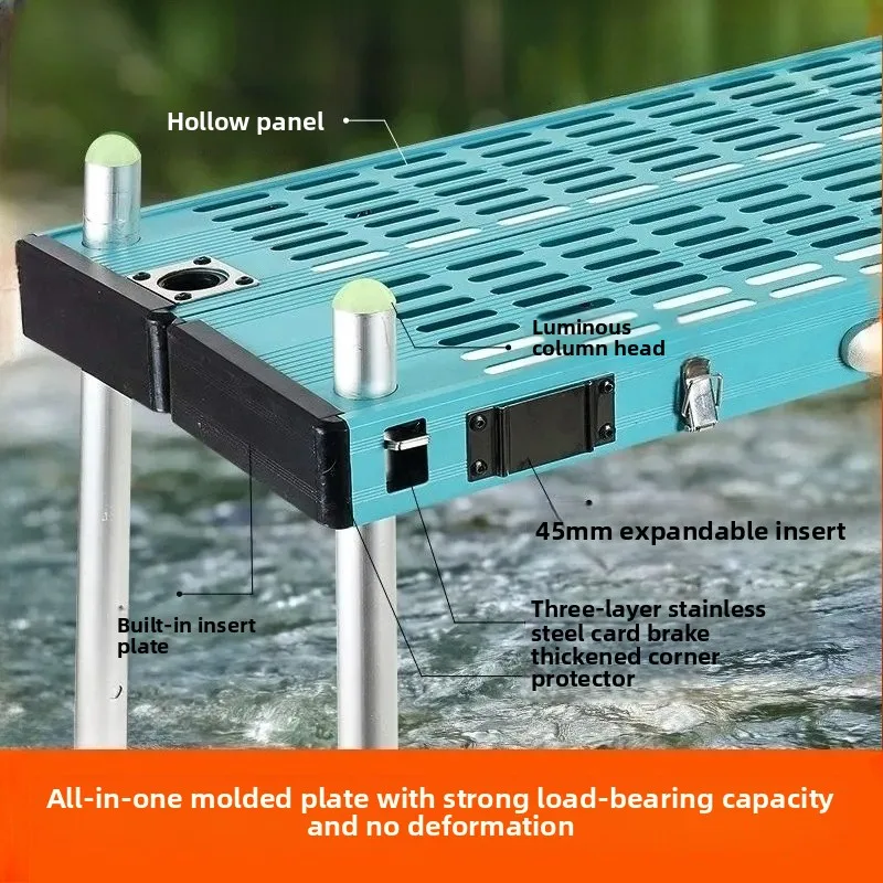 Aluminium Alloy Mini Multifunction Fishing Stool Folding Adjustable Fishing Platform Portable Camping Stools Outdoors Chair