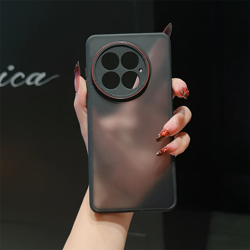 Luxury Matte Magnetic Wireless Charging Case Cover with Bracket Holder