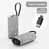 66W Mini Power Bank Portable External Battery Pack Built in Cable Diamond Pockets Power bank Spare Battery for iPhone16 Samsung 6