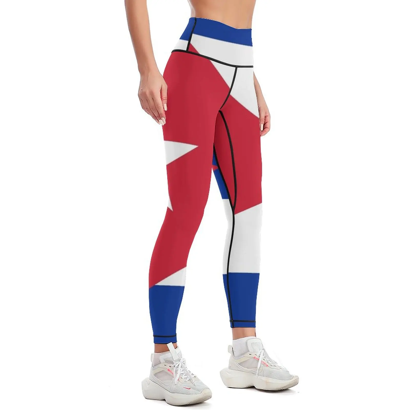 Cuban flag of Cuba Leggings push up fitness sporty woman push up harem pants Womens Leggings
