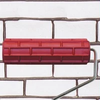 Paint Tool Brick Embossing Roller for Wall Decoration Imitation Brick Pattern DIY Art Paint Texture Rolling Flower Roll 1
