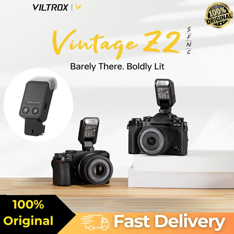 2026년형 브랜드 새제품 Viltrox Vintage Z2 미니 TTL 온카메라 플..