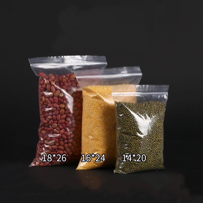 TETP 25Pcs Large Size Transparent Ziplock Plastic Bags Coat Sweater Blanket Packaging Storage Reclosable Food Seal Supplies 3