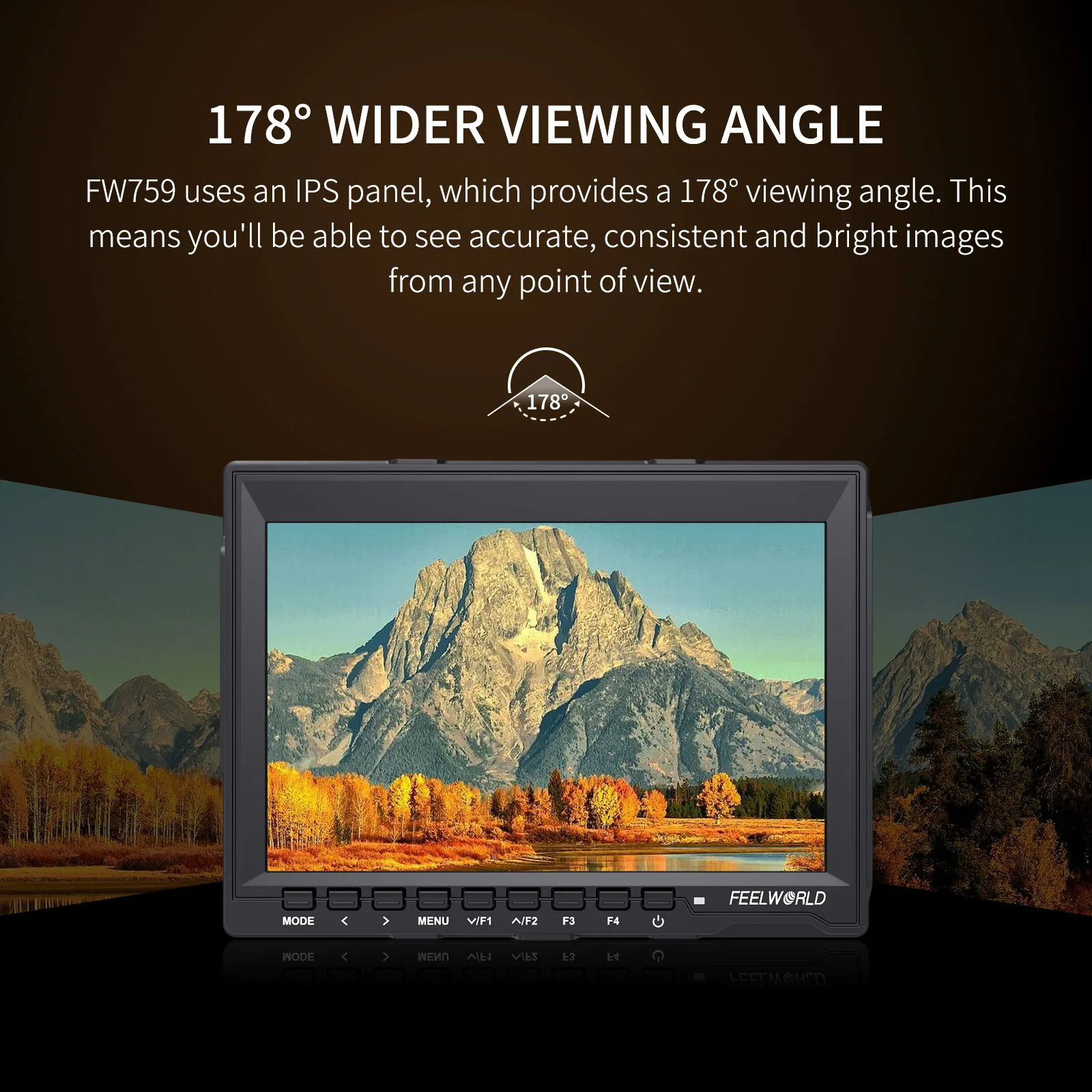 Feelworld Fw759 7 Inch Dslr Camera Field Monitor 4k Hdmi Hd