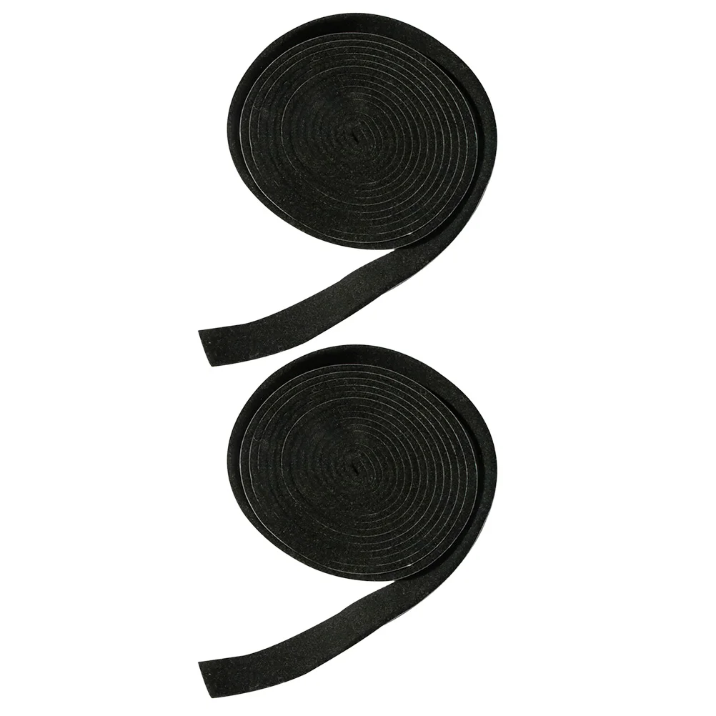 

2 Pcs Self-adhesive Felt Tape Double Sided Heavy Duty Sealing Strip Tool Oil Absorption