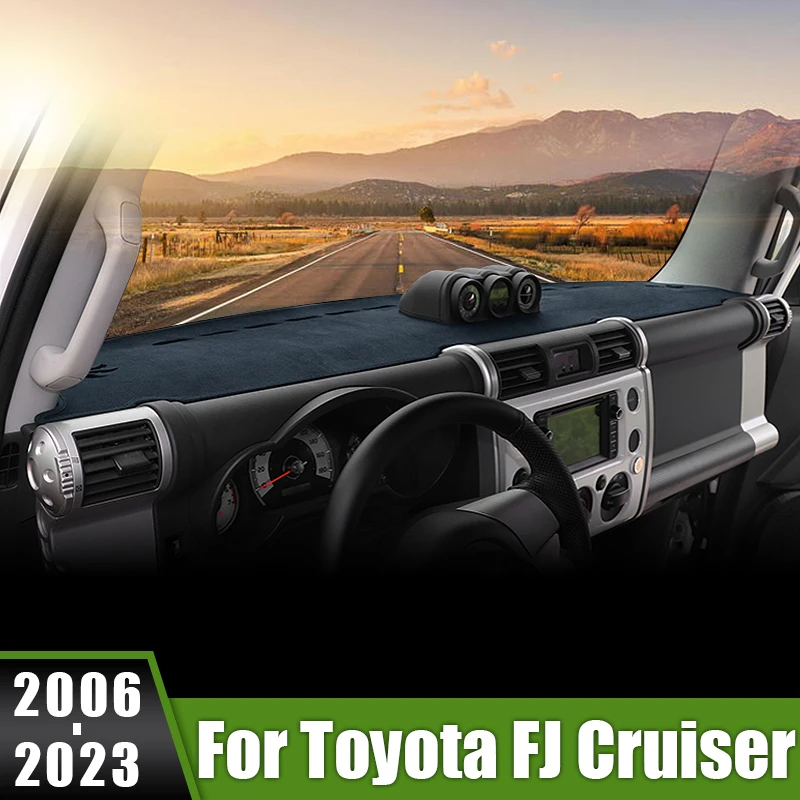 

For Toyota FJ Cruiser 2006-2013 2014 2015 2016 2017 2018 2019 2020 2021 2022 2023 Car Dashboard Cover Instrument Panel Carpets