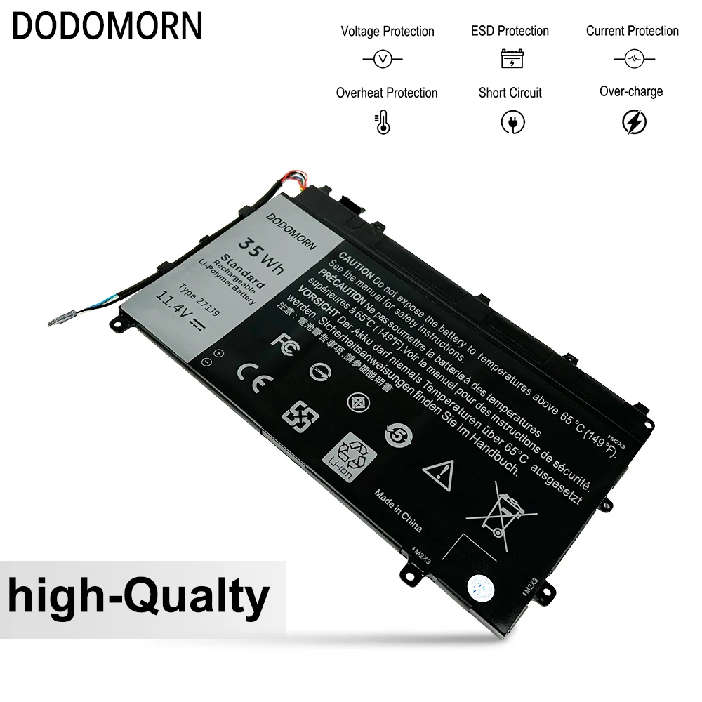 Bateria do Portátil Dell Latitude Dell Latitude 13 7000 7350 Gwv47 0gwv47 Yx81v 271j9 11.1v 30wh 2700mah de Alta Qualidade - Imagem 6