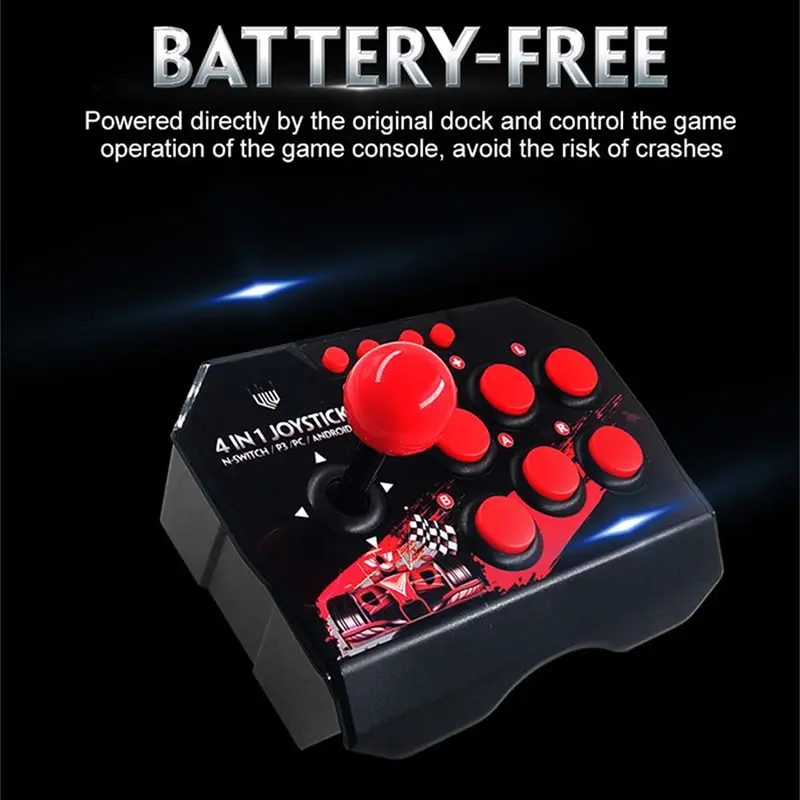 GAMINJA NS002 4 1 Ʈ ̵ ܼ  ̽ƽ Ŀ  Ʈѷ ٵ ġ PS3 PC ȵ̵ TV