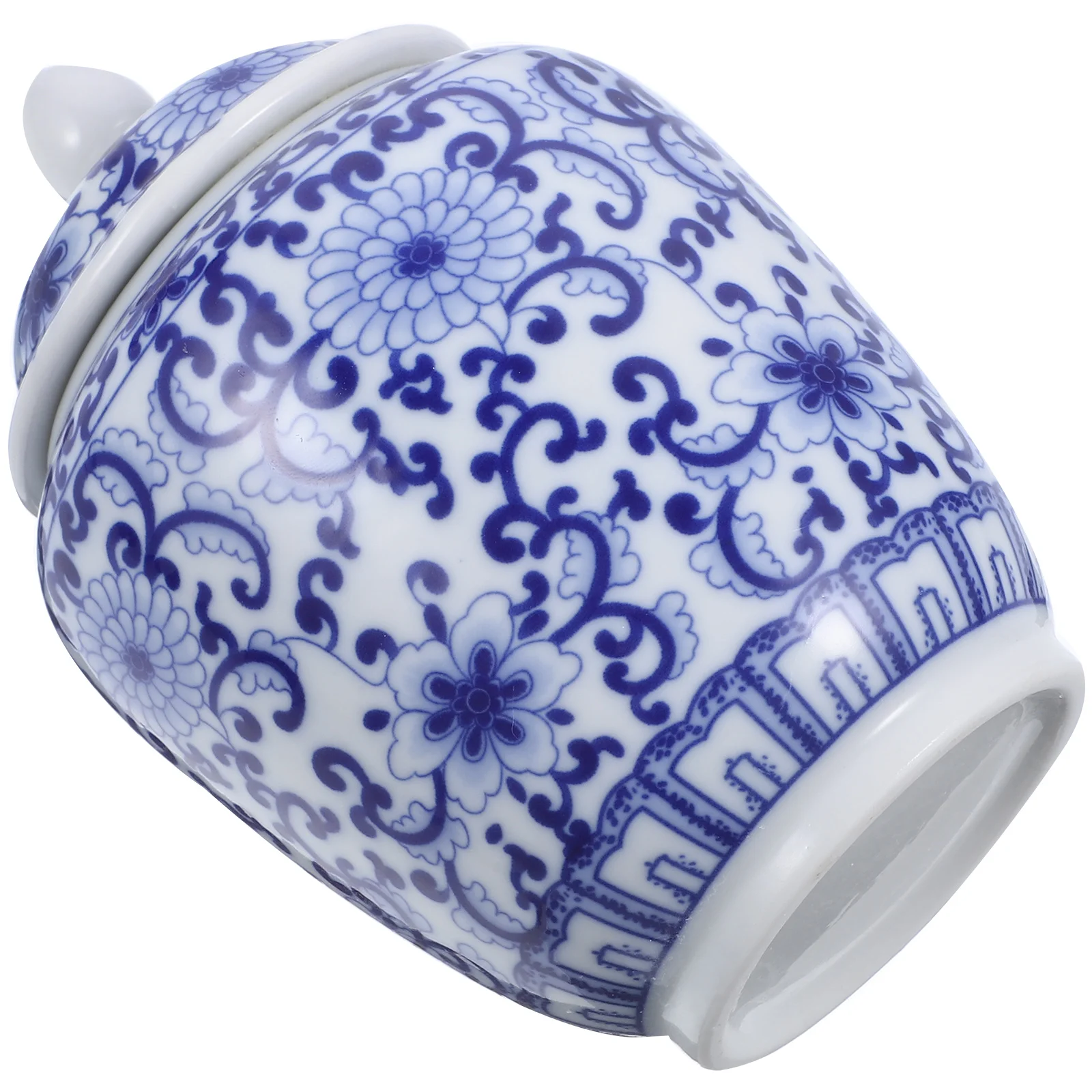 

Ceramic Tea Canister Kitchen Seal Decor for Jar Household Ceramics Dried Fruit