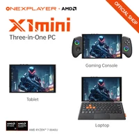 OneXPlayer X1 mini AMD R7-8840U PC Game Console 3 IN 1 Laptop Tablet 8.8 Inch LTPS Touch Screen Computer Detachable Controller 1
