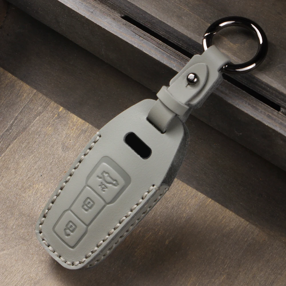 Premium Car Key Fob Cover with Keychain and Remote Decoration