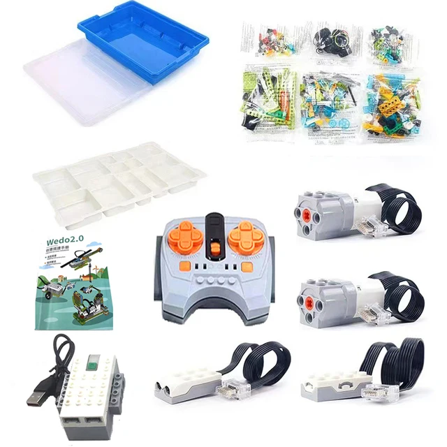 45300 Technical Parts RC Wedo Lithium Battery Robotics Construction Set Building Blocks Compatible lego Wedo 2.0 Educational Toy 2